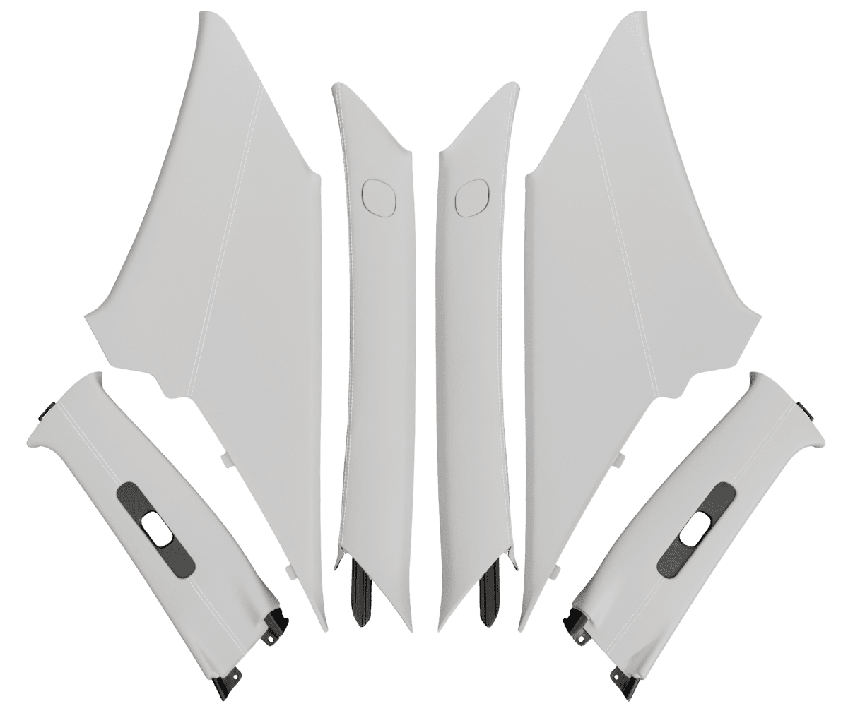 2001-2005 LEXUS IS XE10 PILLARS