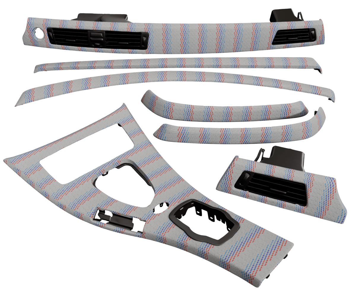 2006-2013 BMW 3-SERIES E90 WOOD TRIM M DCT CIC