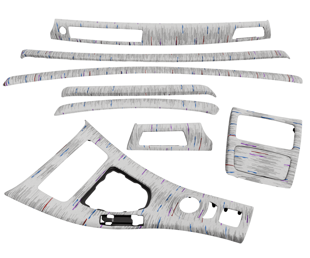 2007-2013 BMW 3-SERIES E93 WOOD TRIM M CCC CONVERTIBLE