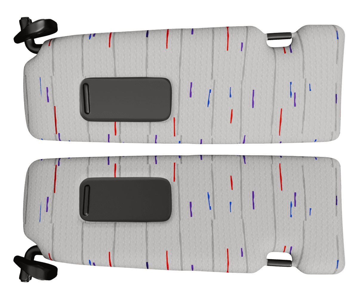 2008-2013 BMW 1-SERIES E8X SUN VISORS