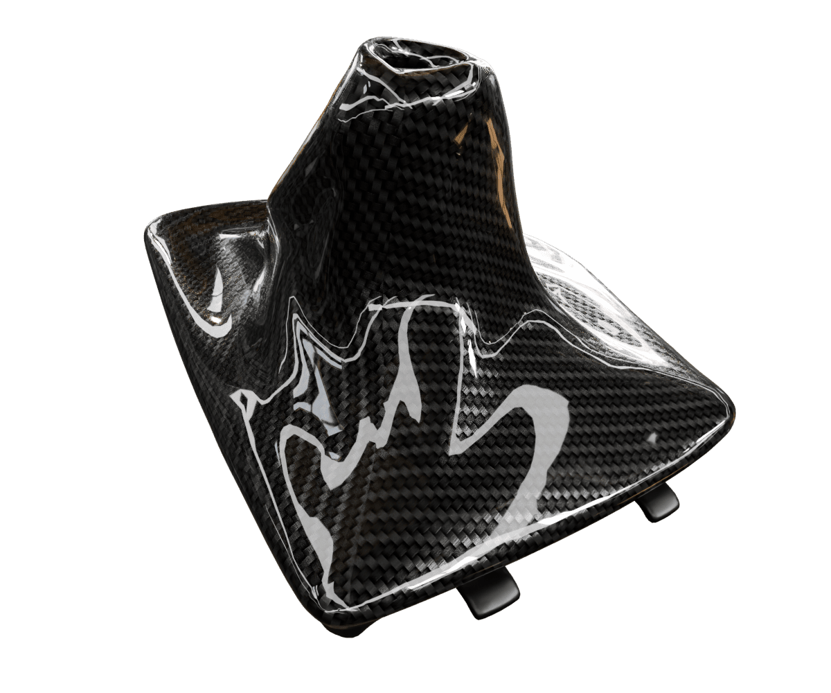 bmw e82 e88 Carbon fiber auto shift boot in a high gloss finish