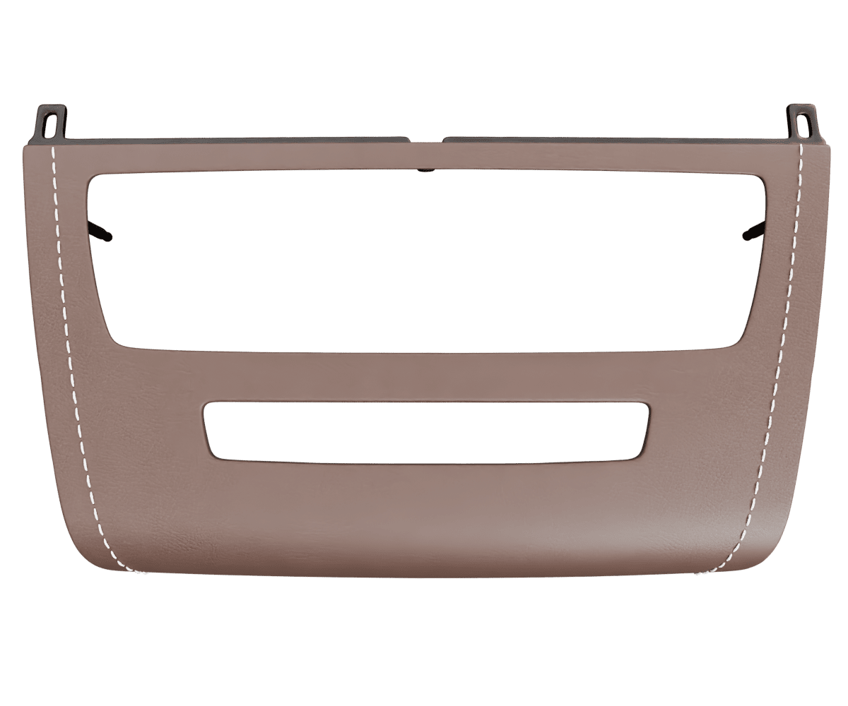 bmw e82 e88 Premium Nappa leather radio panel cover with custom stitching