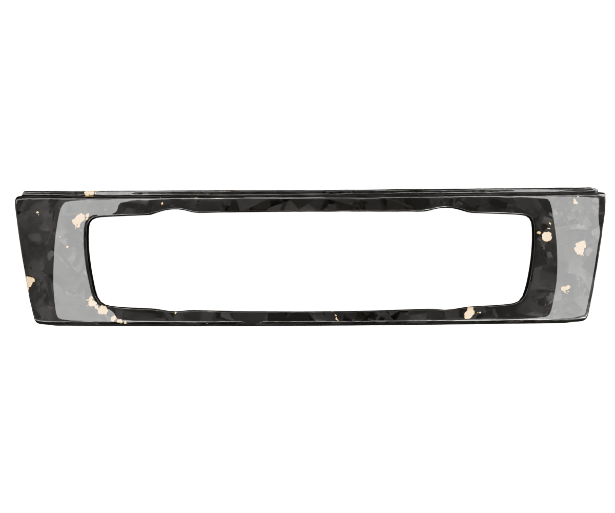 bmw e9x idrive Forged carbon fiber ac panel cover with colored flakes finished in high gloss