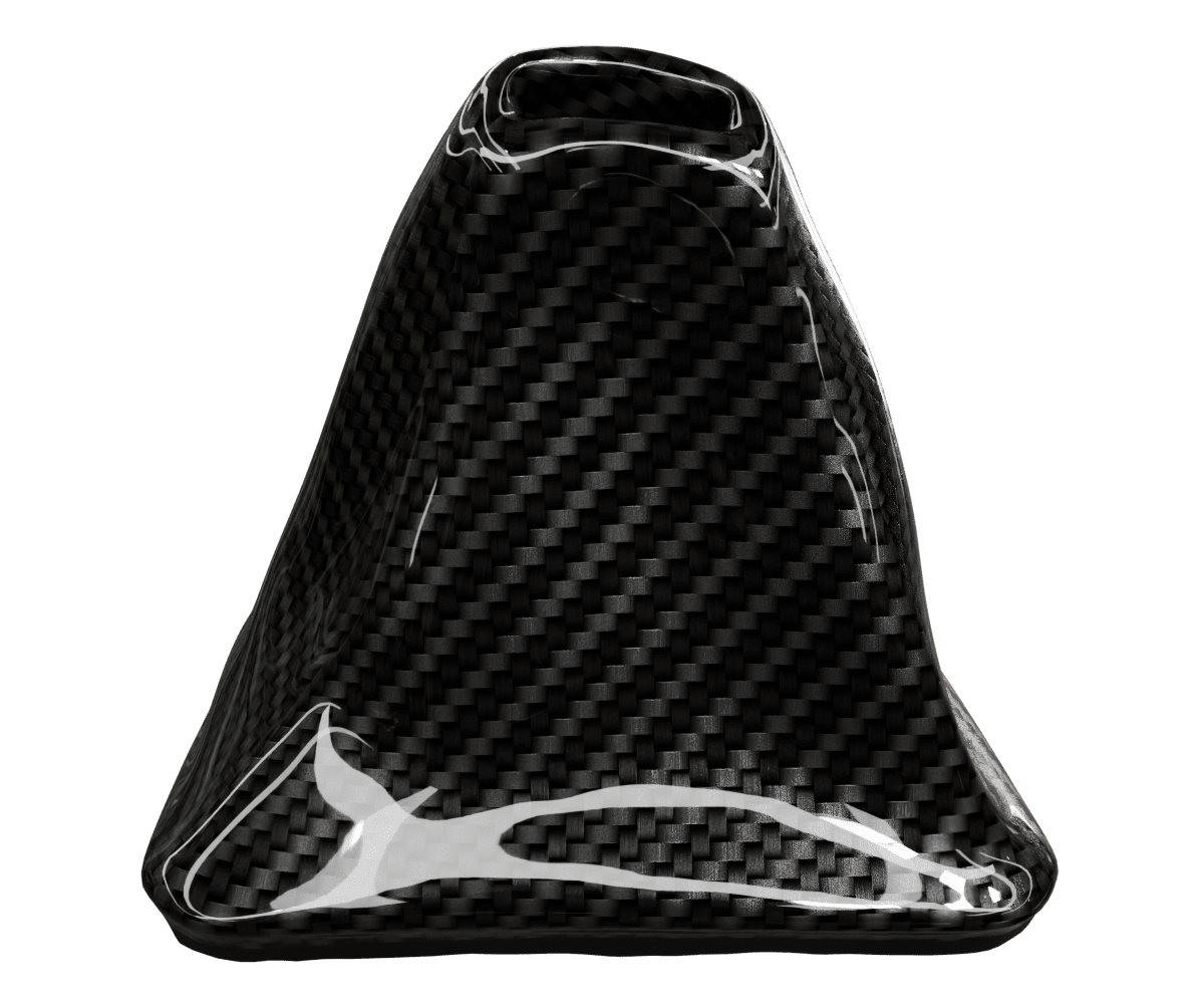 bmw e9x m3 Carbon fiber manual shift boot in a high gloss finish