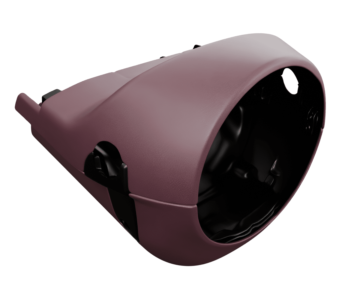 bmw e9x Premium Nappa leather steering column cover with custom stitching