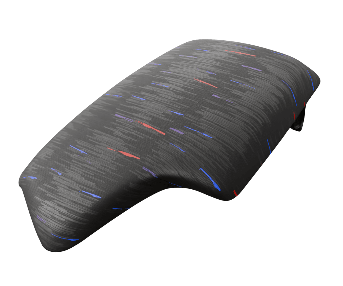 bmw f8x f3x OEM arm rest console cover wrapped in 3 M Hurricane Black fabric