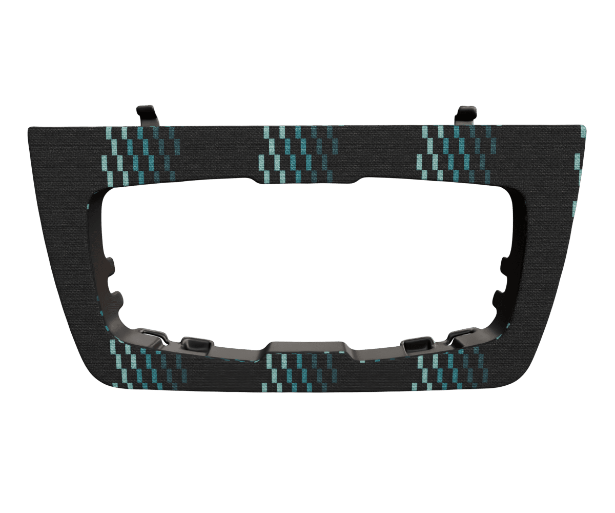 bmw f8x f3x OEM headlight switch cover wrapped in 3 Mtech Green