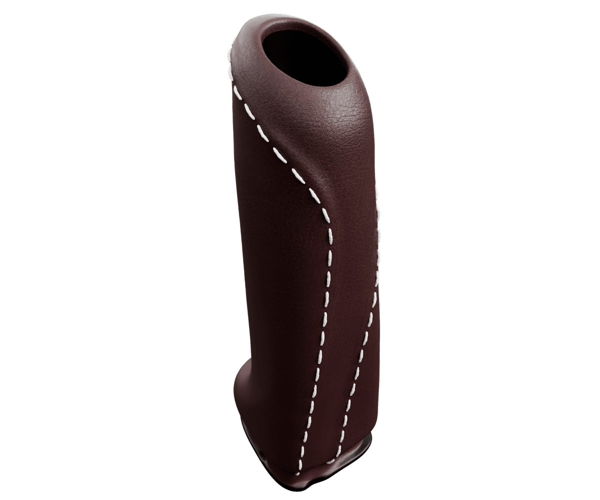 bmw f8x f3x Premium Nappa leather e brake handle with custom stitching