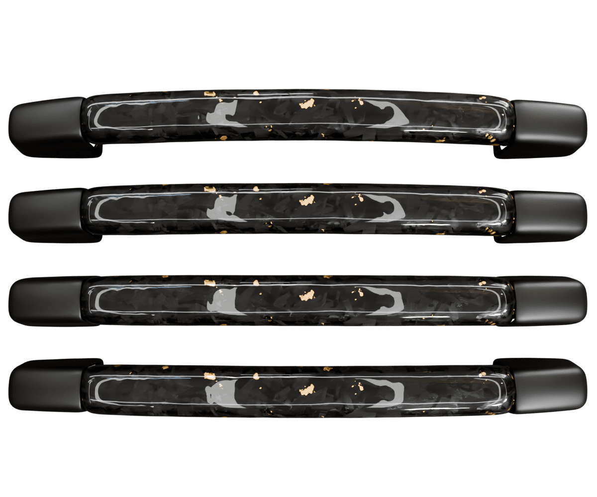 lexus-ls400 Forged carbon fiber grab-handles with colored flakes finished in high gloss