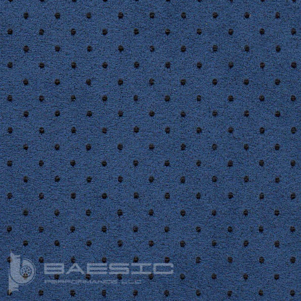 Alcantara - Perforated 6408.B1 Blue - Leather Automotive Interior Upholstery