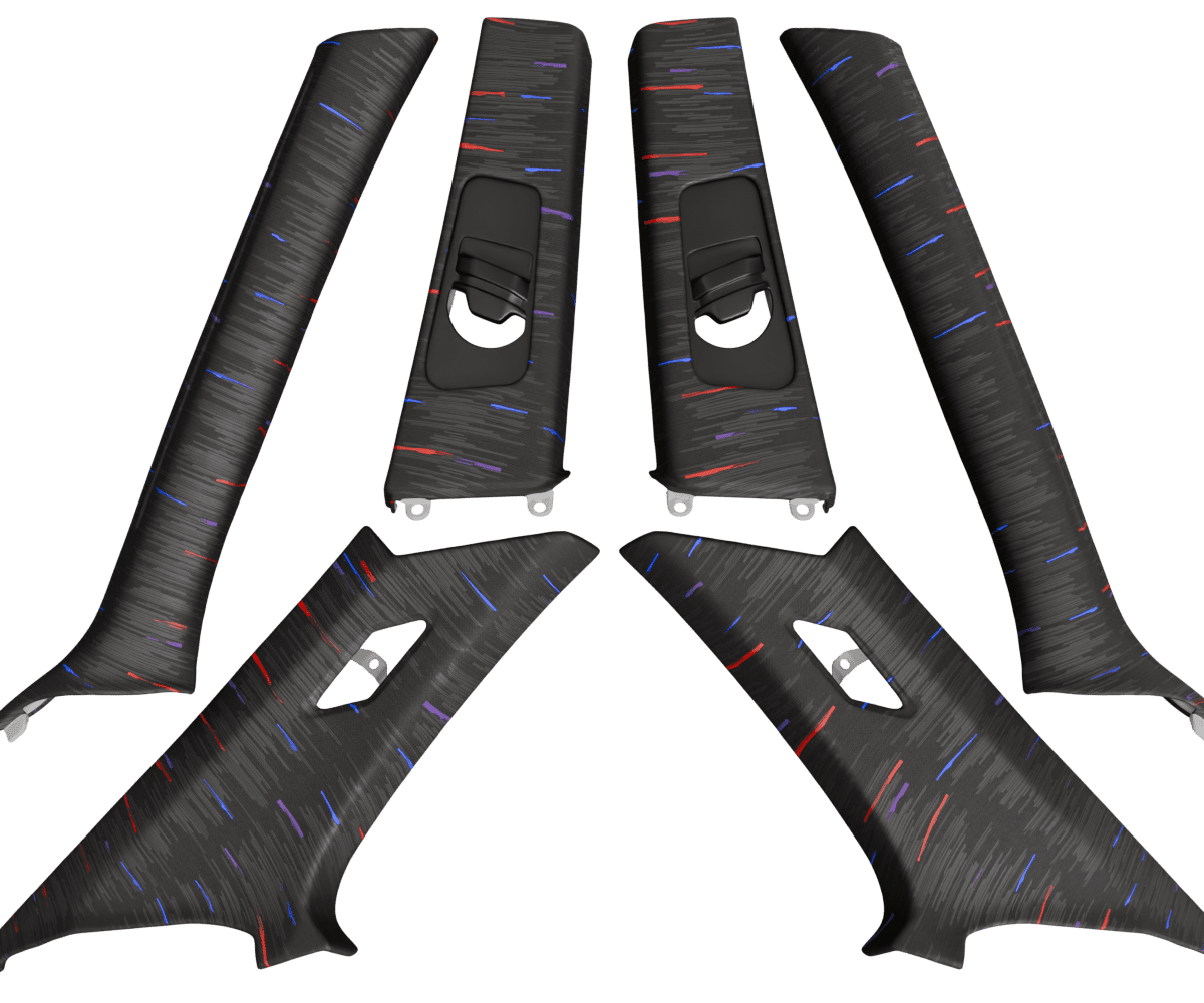 1999-2006 BMW 3-SERIES E46 COUPE PILLARS