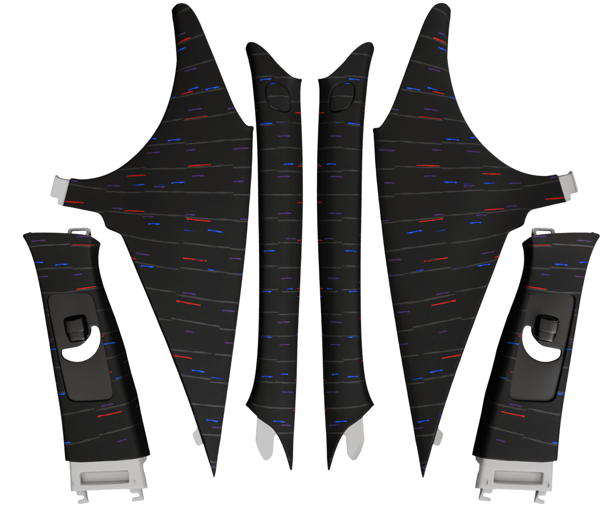 2001-2005 LEXUS GS S160 PILLARS