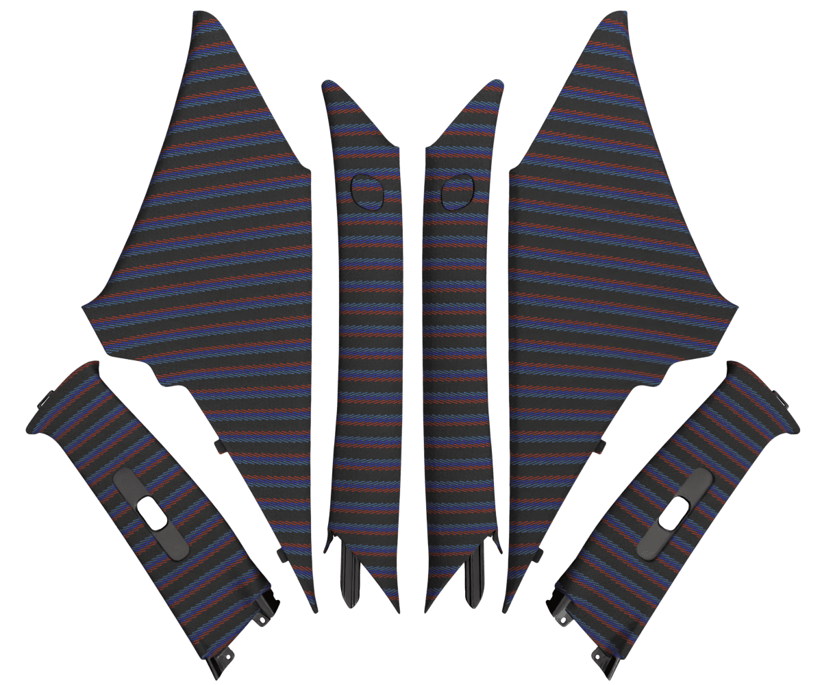 2001-2005 LEXUS IS XE10 PILLARS