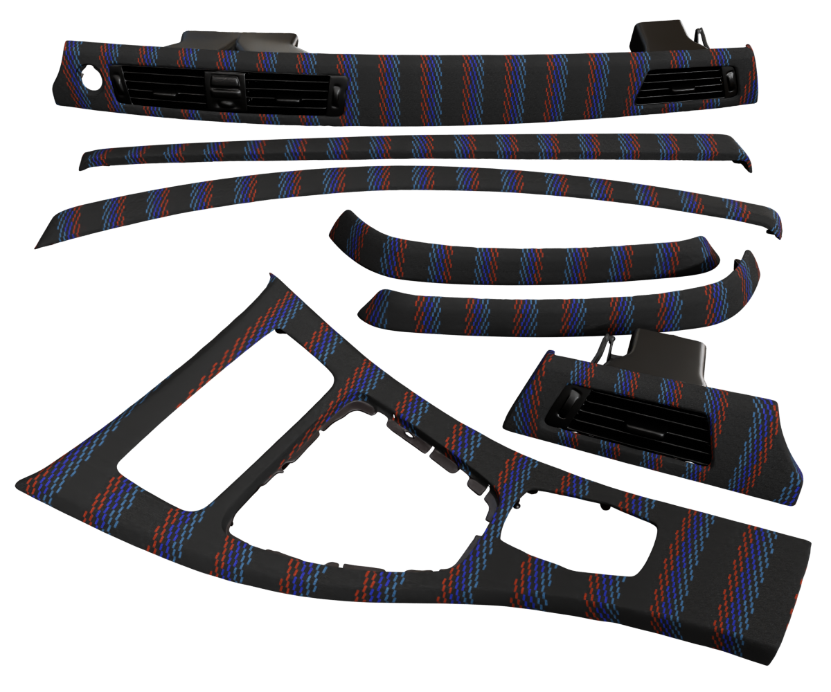 2006-2013 BMW 3-SERIES E90 WOOD TRIM NON-M CIC