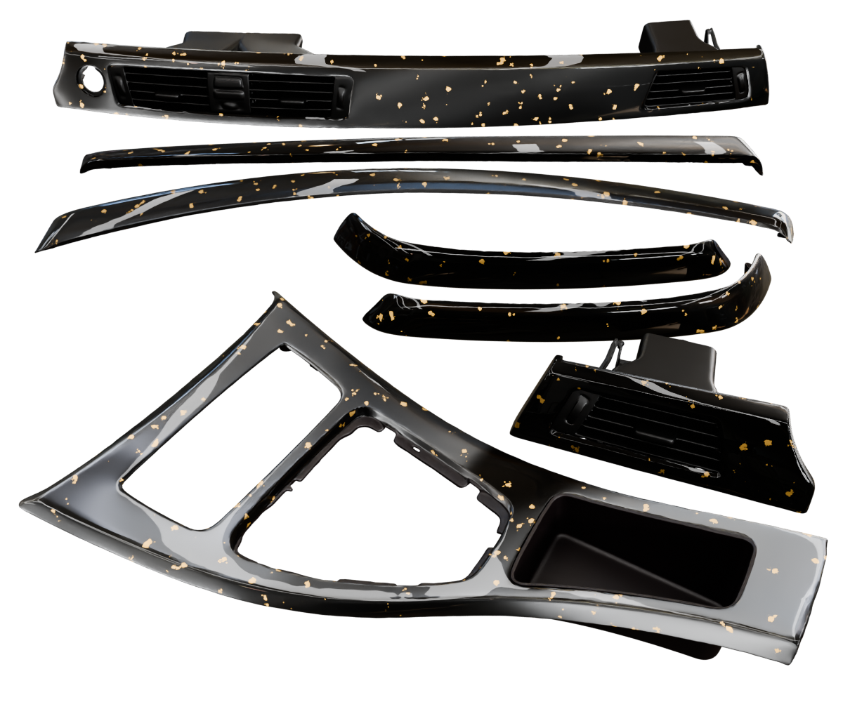 2006-2013 BMW 3-SERIES E90 WOOD TRIM NON-M NON-IDRIVE