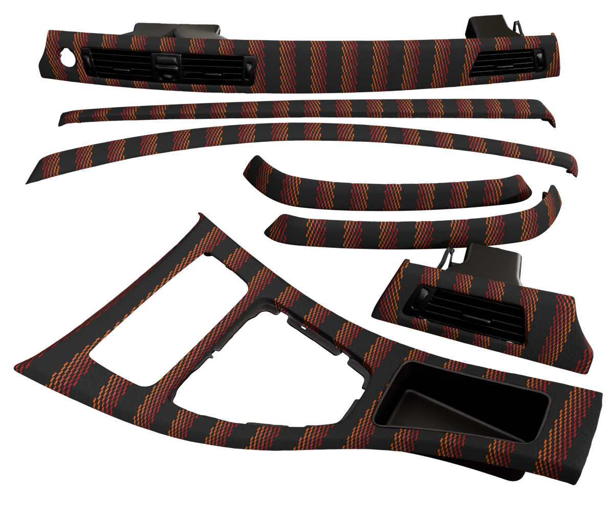 2006-2013 BMW 3-SERIES E90 WOOD TRIM NON-M NON-IDRIVE