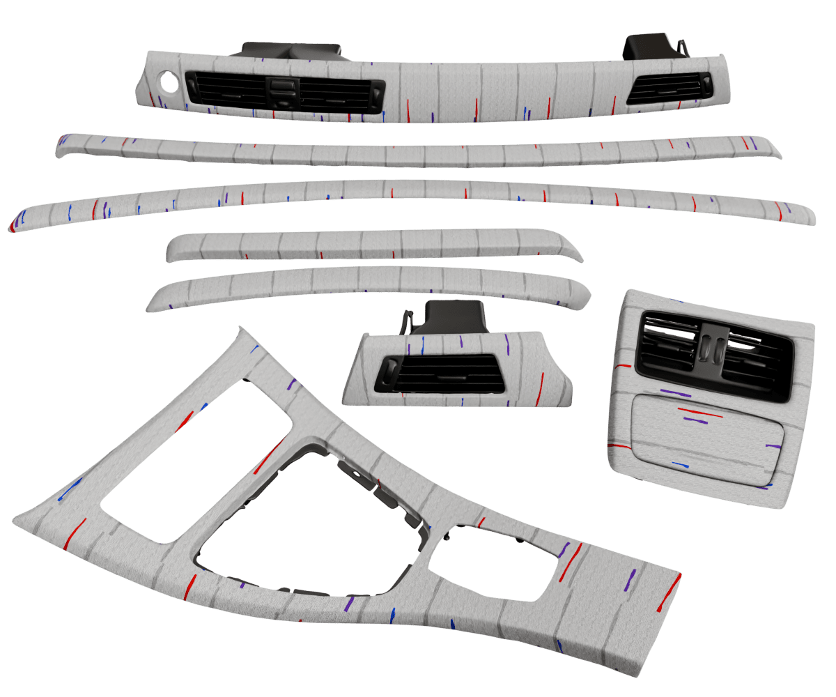 2006-2013 BMW 3-SERIES E92 WOOD TRIM NON-M CIC