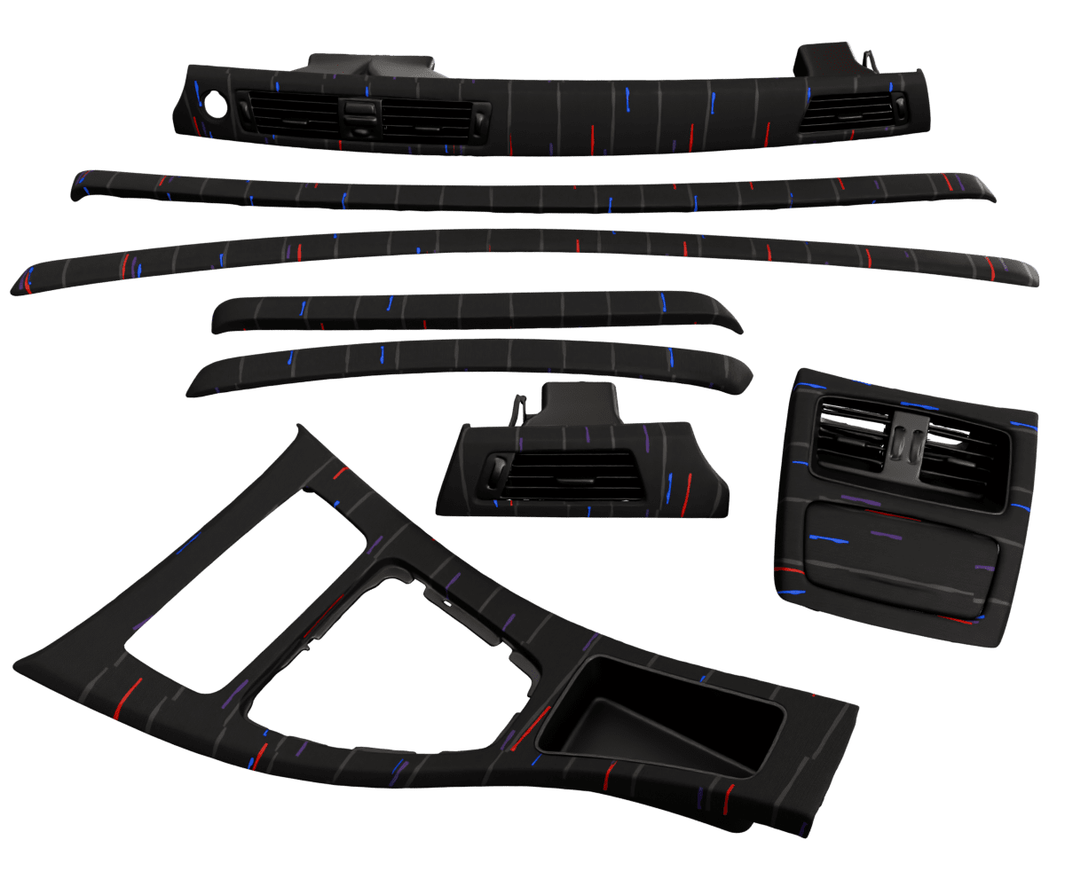 2006-2013 BMW 3-SERIES E92 WOOD TRIM NON-M NON-IDRIVE