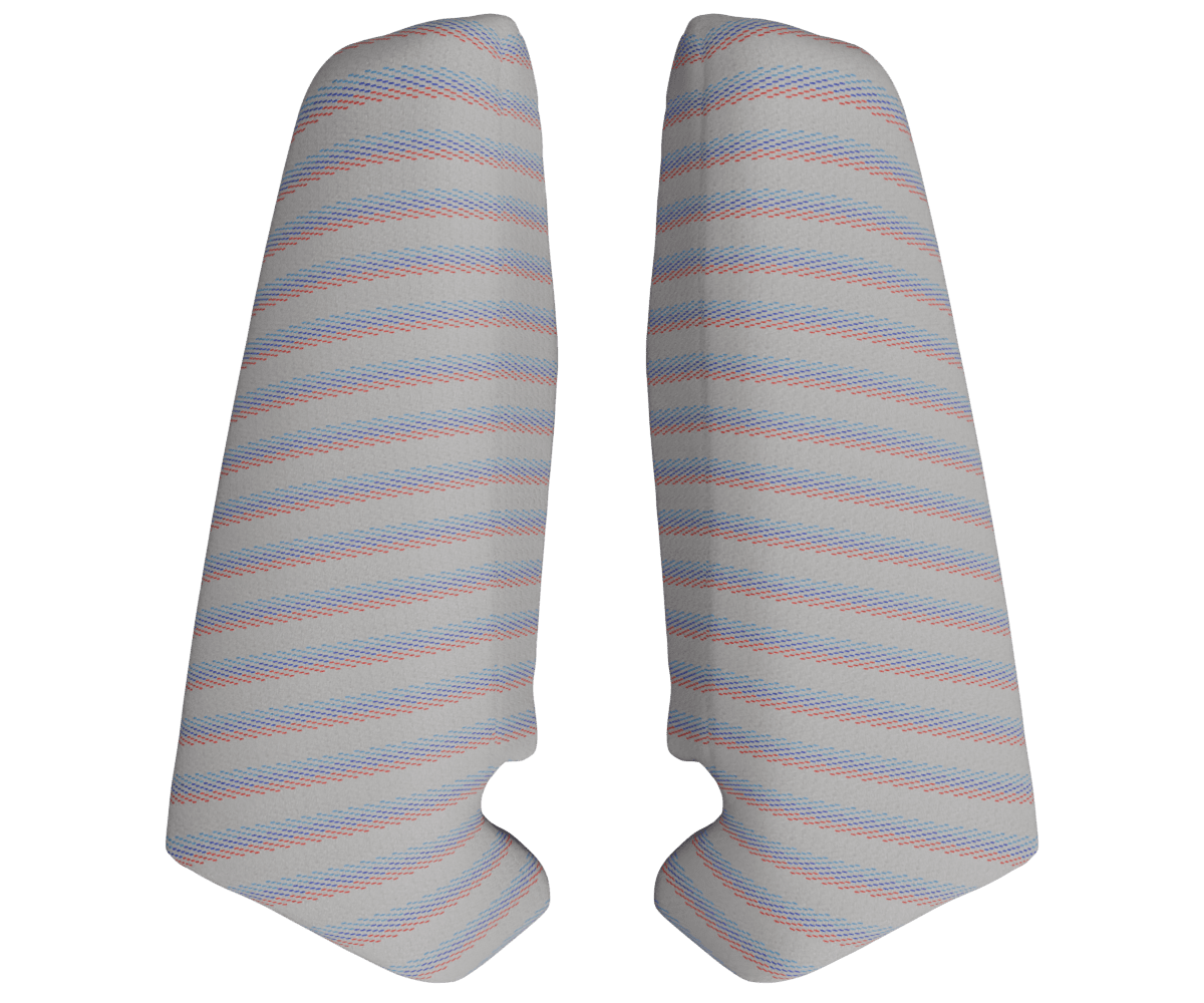 2008-2013 BMW 3-SERIES E93 CONVERTIBLE REAR BOLSTERS