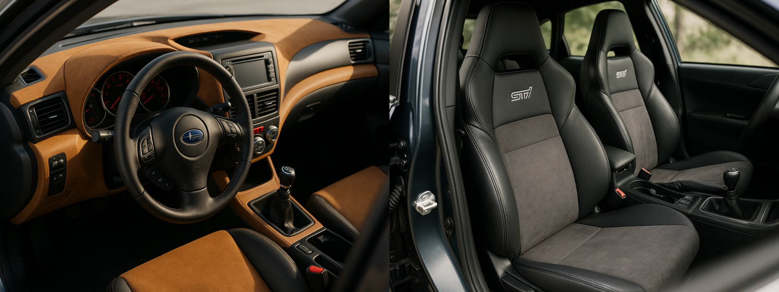 WRX STI Hatch GRB Stinkeye  interior image