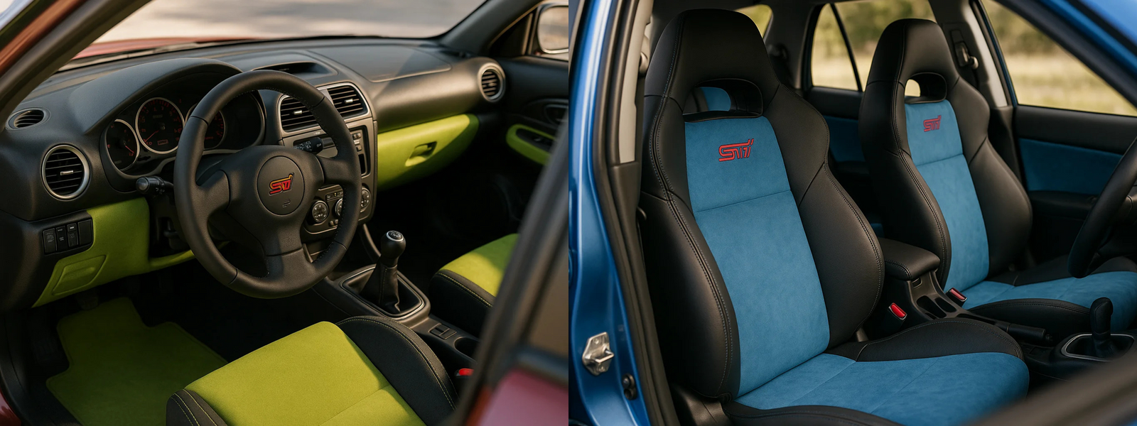 WRX STI Wagon GG Bugeye  interior image