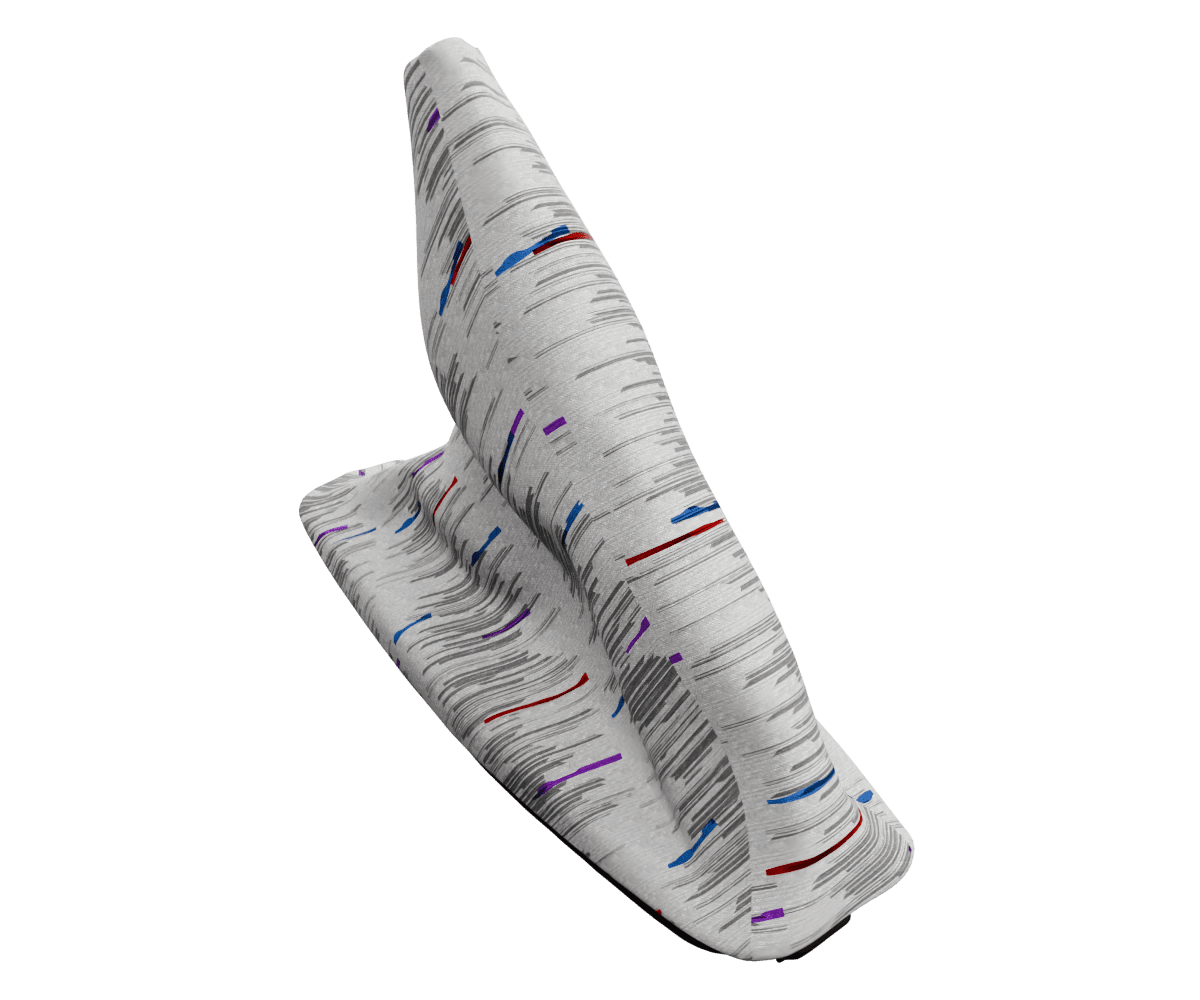 bmw e46 OEM e brake boot wrapped in 3 M Hurricane Grey fabric