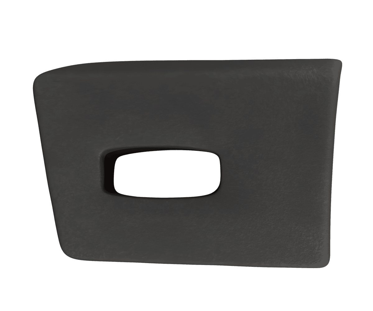 bmw e9x Custom upholstered black Alcantara key fob cover with parallel stitching