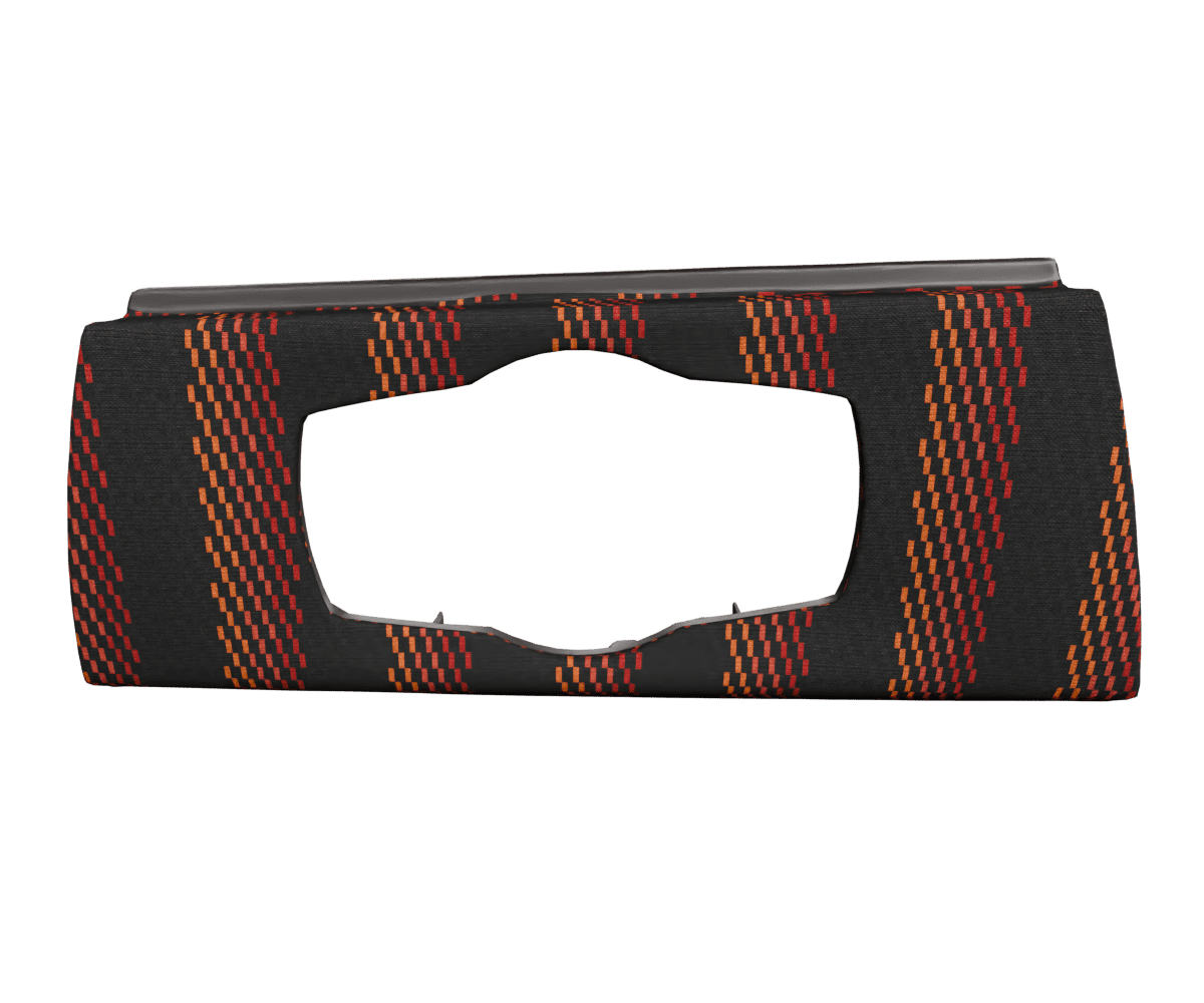 bmw e9x OEM headlight switch cover wrapped in 3 Mtech Red fabric