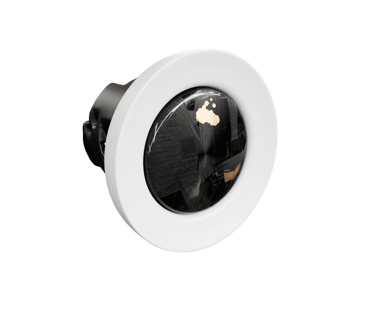 bmw e9x Forged carbon fiber push start button with colored flakes finished in high gloss