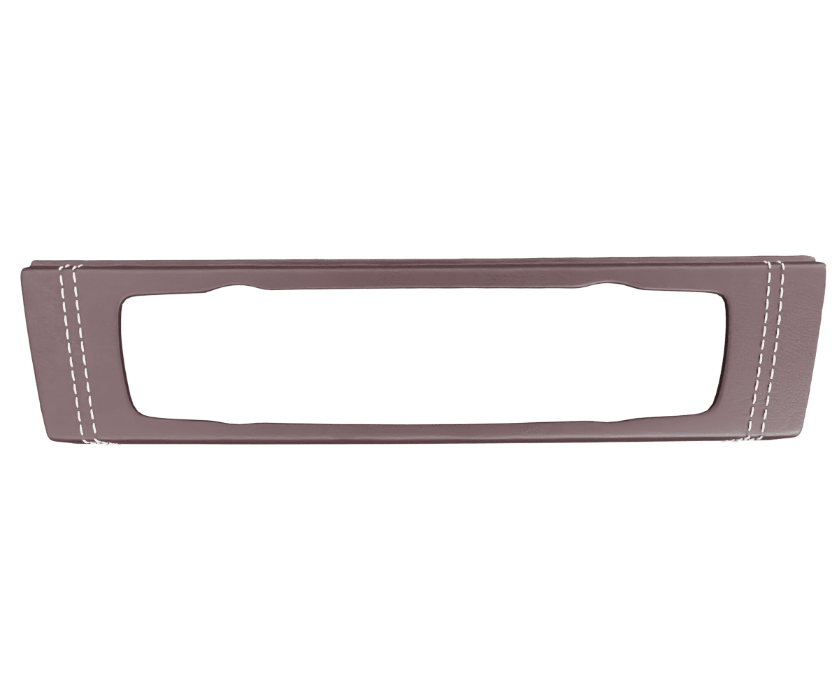 bmw e9x idrive Premium Nappa leather ac panel cover with custom stitching