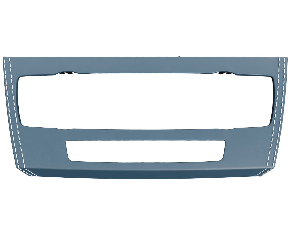 bmw e9x Premium Nappa leather non idrive ac cover with cutout with custom stitching