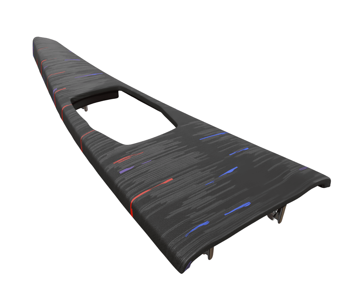 bmw f8x f3x OEM center console wood trim wrapped in 3 M Hurricane Black fabric