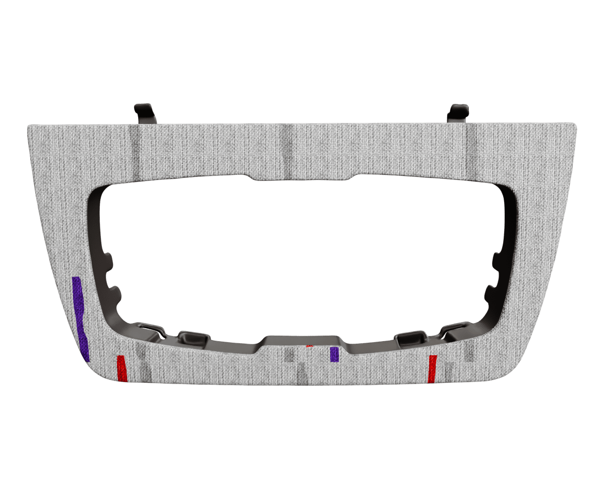 bmw f8x f3x OEM headlight switch cover wrapped in M Rain Grey