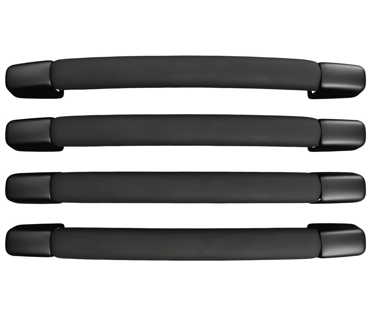 lexus-ls400 Custom upholstered black Alcantara grab-handles with parallel stitching